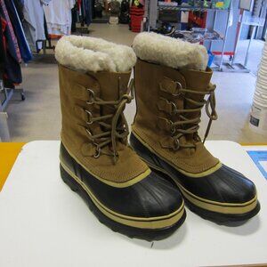 Sorel Caribou NL1005-280 Womens Size 9 Women's Brown/Tan Waterproof Winter Boots